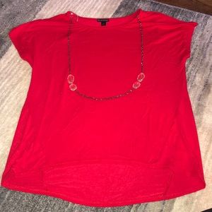 Sexy ReD Top with Necklace